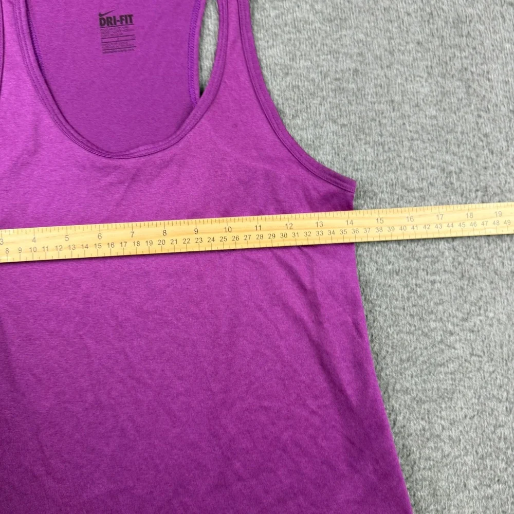 Nike Dri-FIT Womens Purple Racerback Training Tank Top Small 445591-512